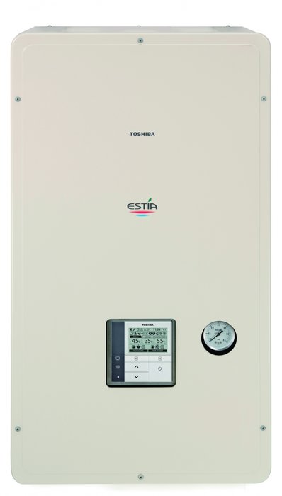 Innovative Technologie zur Nutzung erneuerbarer Energiequellen: die Luft-Wasser Wärmepumpen der neuen ESTIA Serie 5 von Toshiba bieten einen hervorragenden Wirkungsgrad
